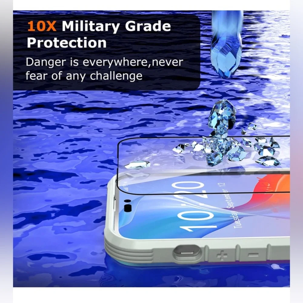 New Compatible with iPhone 14 Pro Max Case, Shockproof Military Protection
